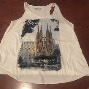 Authentic Barcelona racer back tank top